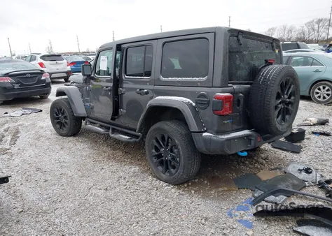 2022 Jeep Wrangler 4Xe Unlimited Sahara 4X4 из США, поврежденный, VIN 1C4JJXP6XNW115486